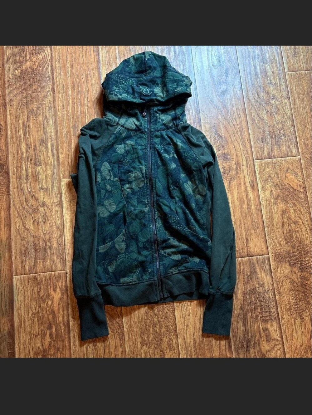Lululemon Butterfly Print Full Zip Scuba